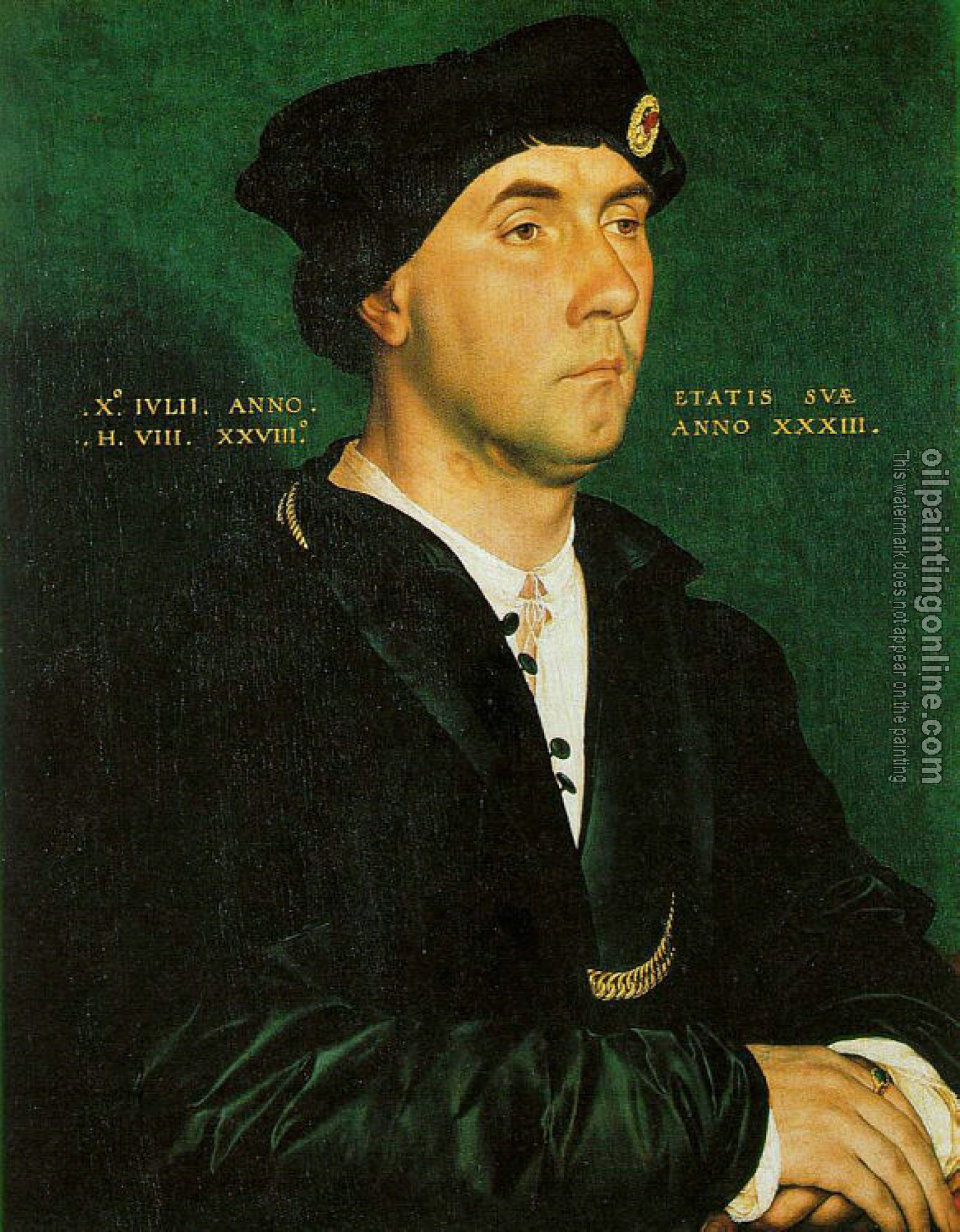 Holbein, Hans the Younger - Oil On Canvas